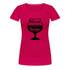 Wein Liebhaberin Wein ist meine Therapie  Frauen Premium T-Shirt - dunkles Pink