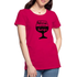 Wein Liebhaberin Wein ist meine Therapie  Frauen Premium T-Shirt - dunkles Pink