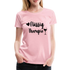 Wein Liebhaberin Flüssig Therapie Frauen Premium T-Shirt - Hellrosa