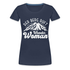 Wandern Bergmensch - Wander Woman Frauen Premium T-Shirt - Navy