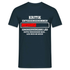 Lustiger Spruch Kritik angenommen Leck Mich Am Ar*** T-Shirt - Navy