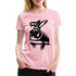 Fauler Hase Karnickel NÖ Lustiges Frauen Premium T-Shirt - Hellrosa