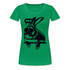 Fauler Hase Karnickel NÖ Lustiges Frauen Premium T-Shirt - Kelly Green