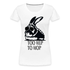 Karnickel Hase Too Hip Too Hop Lustiges Frauen Premium T-Shirt - weiß