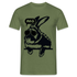 Fauler Hase Karnickel NÖ Lustiges T-Shirt - Militärgrün
