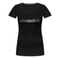 Unbestechlich Aufschrift Spruch Frauen Premium T-Shirt - Schwarz