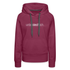 Unbestechlich Aufschrift Spruch Frauen Premium Hoodie - Bordeaux