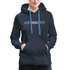 Unbestechlich Aufschrift Spruch Frauen Premium Hoodie - Navy