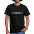 Unbestechlich Aufschrift Spruch T-Shirt - Schwarz