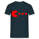 Retro Gaming Valentinstag Herzen Vintage Games T-Shirt - Navy