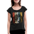 Black Queen Shirt Frauen T-Shirt mit U-Ausschnitt - Schwarz