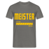 Meister Prüfung bestanden Geschenk T-Shirt - Graphit