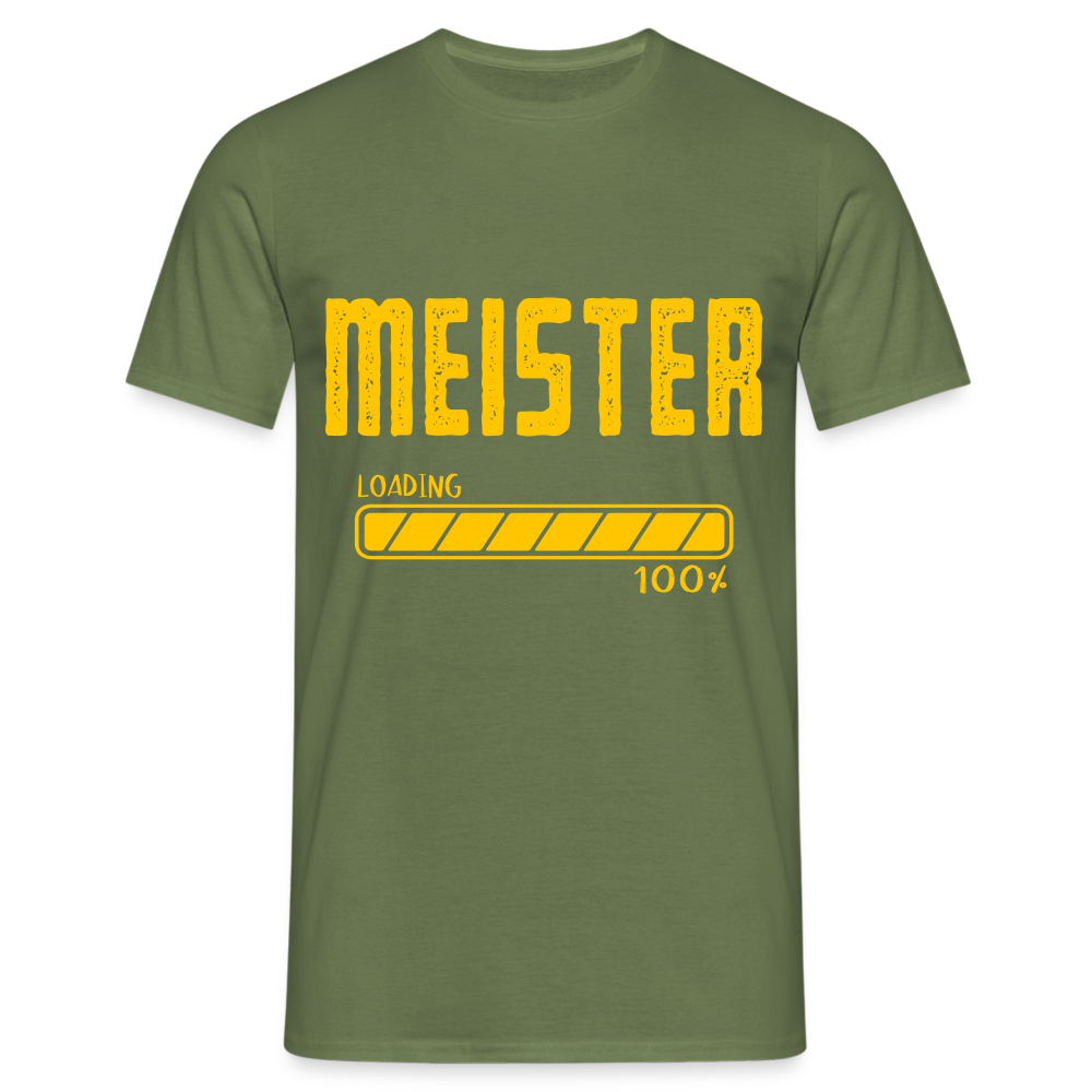 Meister Prüfung bestanden Geschenk T-Shirt - Militärgrün