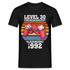 Gamer Geburtstag Shirt Level 30 Legendär seit 1992 T-Shirt - Schwarz