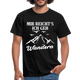 Bergmenschen Wandern - Mir reichts ich geh Wandern T-Shirt - Schwarz