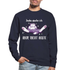 Faule Katze Mache ich nur nicht Heute Lustiges Unisex Pullover - Navy