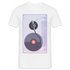 Kassette Schallplatte Retro Style T-Shirt - weiß