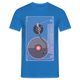Kassette Schallplatte Retro Style T-Shirt - Royalblau