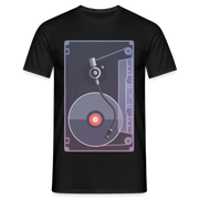 Kassette Schallplatte Retro Style T-Shirt - Schwarz