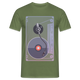Kassette Schallplatte Retro Style T-Shirt - Militärgrün