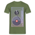 Kassette Schallplatte Retro Style T-Shirt - Militärgrün