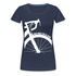 Fahrrad Keine Gnade für die Wade Rad Fahrer Damen Geschenk Damen Premium T-Shirt - Navy