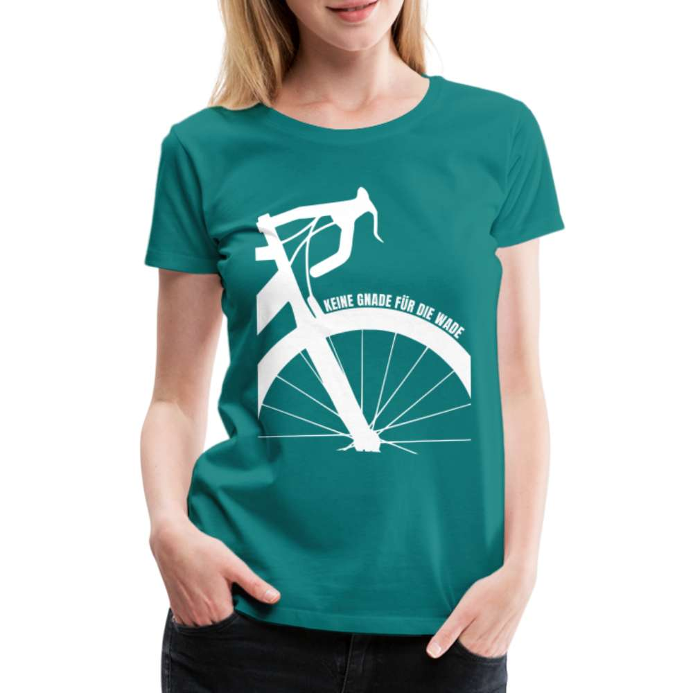 Fahrrad Keine Gnade für die Wade Rad Fahrer Damen Geschenk Damen Premium T-Shirt - Divablau