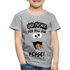 Der tut nix - Der Will nur Kekse Lustiges Kinder Premium T-Shirt - Grau meliert