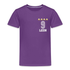 Kinder Fußball Geburtstags Shirt Trikot Personalisierbares Kinder T-Shirt - Lila