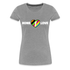 One Love Shirt Statement Fußball Frauen Premium T-Shirt - Grau meliert