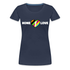 One Love Shirt Statement Fußball Frauen Premium T-Shirt - Navy