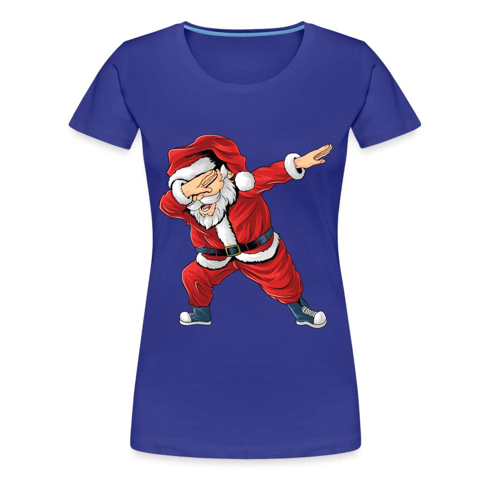Sante Tanzender Weihnachtsmann Nikolaus Lustiges Frauen Premium T-Shirt - Königsblau