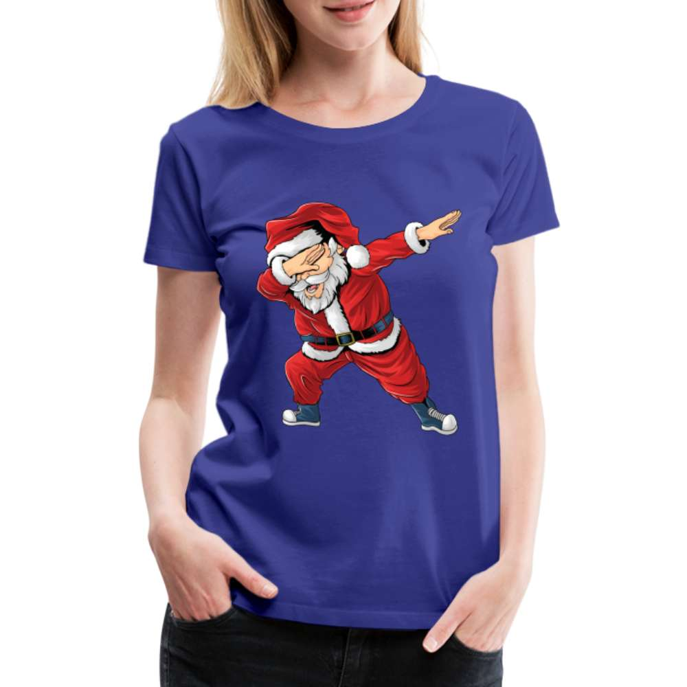 Sante Tanzender Weihnachtsmann Nikolaus Lustiges Frauen Premium T-Shirt - Königsblau