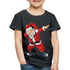 Sante Tanzender Weihnachtsmann Nikolaus Lustiges Kinder Premium T-Shirt - Schwarz