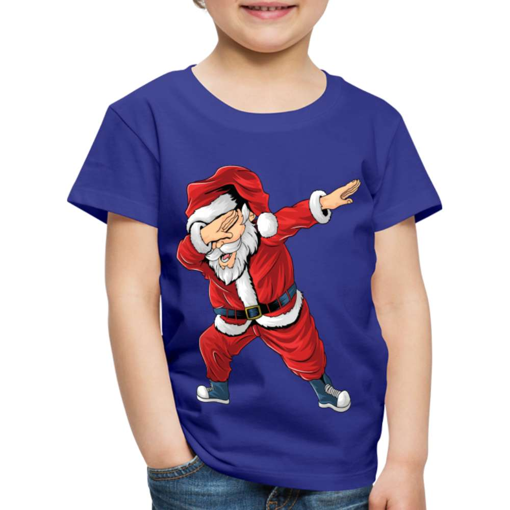 Sante Tanzender Weihnachtsmann Nikolaus Lustiges Kinder Premium T-Shirt - Königsblau