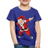 Sante Tanzender Weihnachtsmann Nikolaus Lustiges Kinder Premium T-Shirt - Königsblau