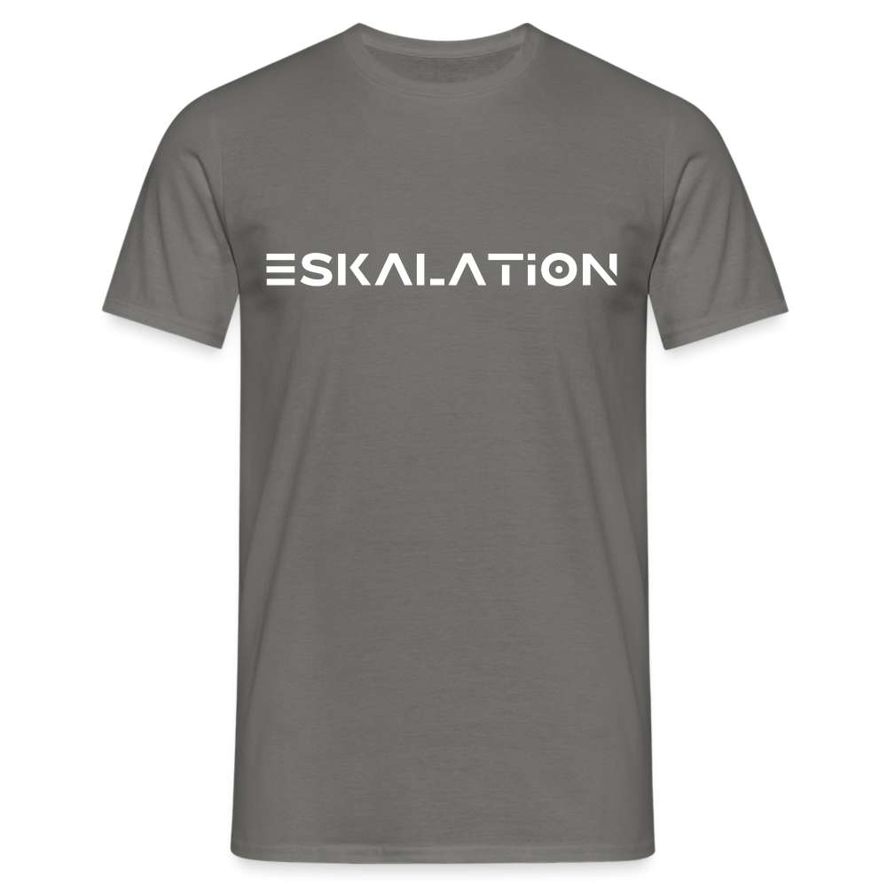 Lustiges T-Shirt Spruch ESKALATION T-Shirt - Graphit
