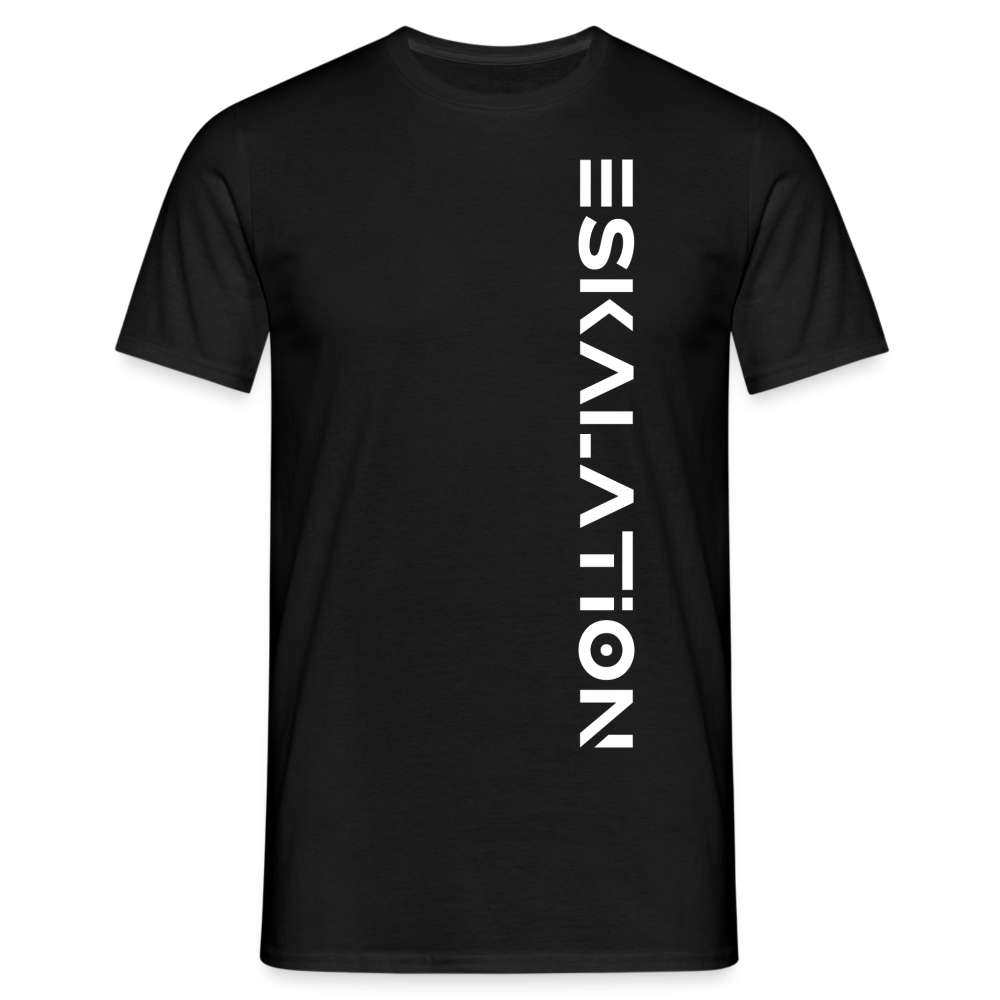 Lustiges T-Shirt Spruch ESKALATION T-Shirt - Schwarz