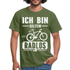 Fahrer Fahrer bin selten Radlos Lustiges Fahrrad T-Shirt - Militärgrün