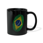 Geboren in Brasilien - Brasilien Flagge KKK Panoramatasse farbig - Schwarz