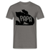 Vatertag Papa Bear Geschenk T-Shirt - Graphit