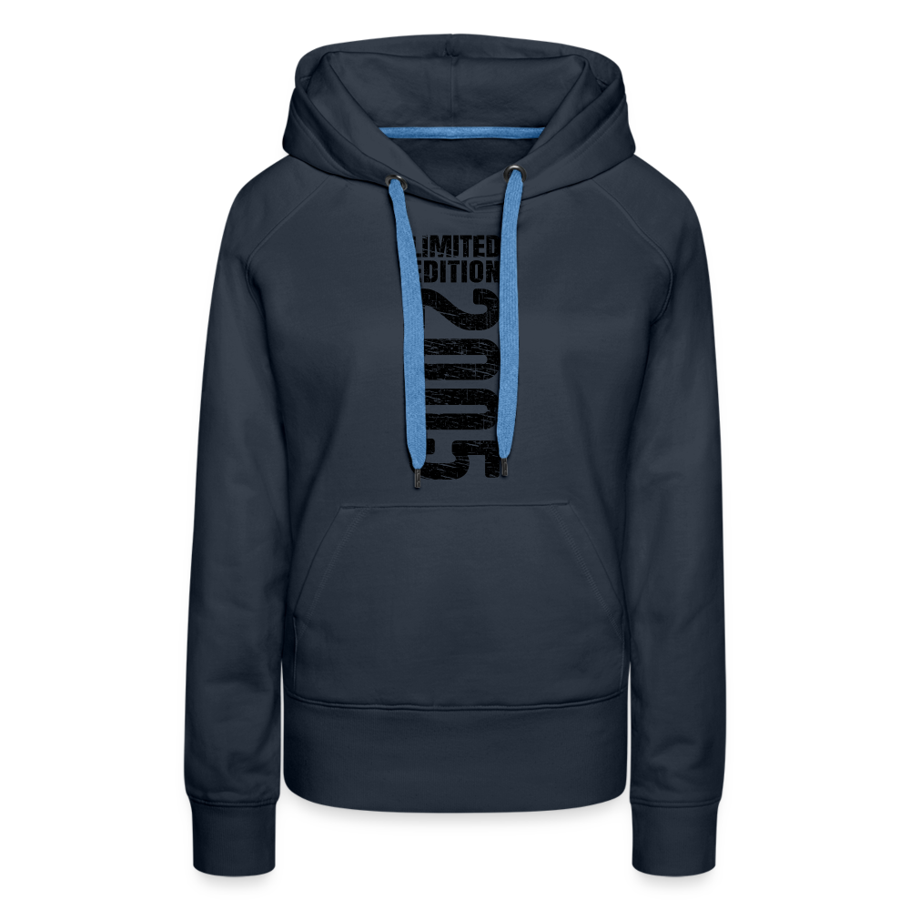 18. Geburtstag Geboren 2005 Limited Edition Retro Style Premium Hoodie - Navy