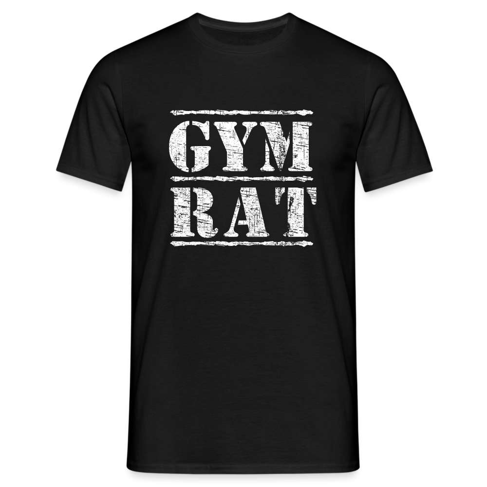 Fitness Gymrat T-Shirt - Schwarz