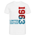 60. Geburtstag 1963 Limited Edition Geschenk T-Shirt - weiß
