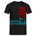 60. Geburtstag 1963 Limited Edition Geschenk T-Shirt - Schwarz