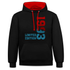 30. Geburtstag 1993 Limited Edition Geschenk Kontrast-Hoodie - Schwarz/Rot