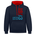 30. Geburtstag 1993 Limited Edition Geschenk Kontrast-Hoodie - Navy/Rot