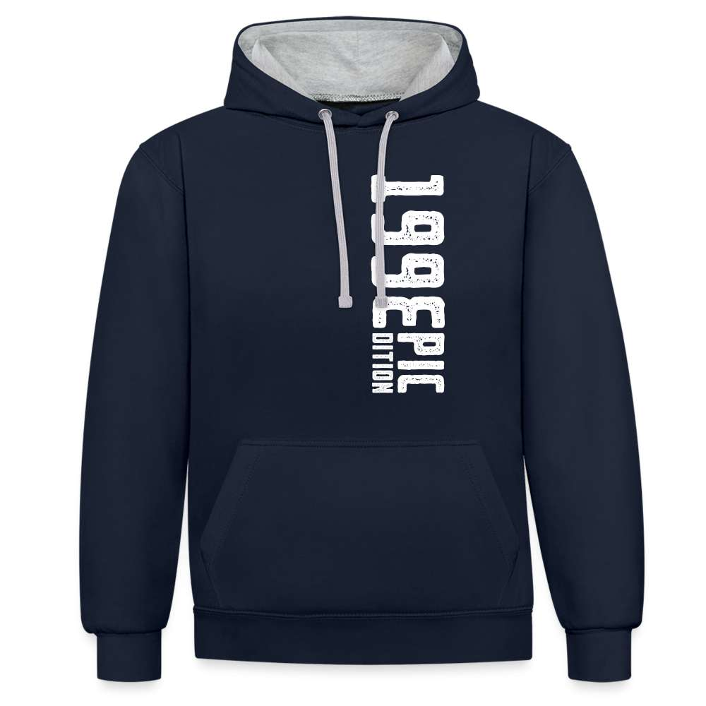 30. Geburtstag 1993 Epic Edition Geschenk Hoodie - Navy/Grau meliert