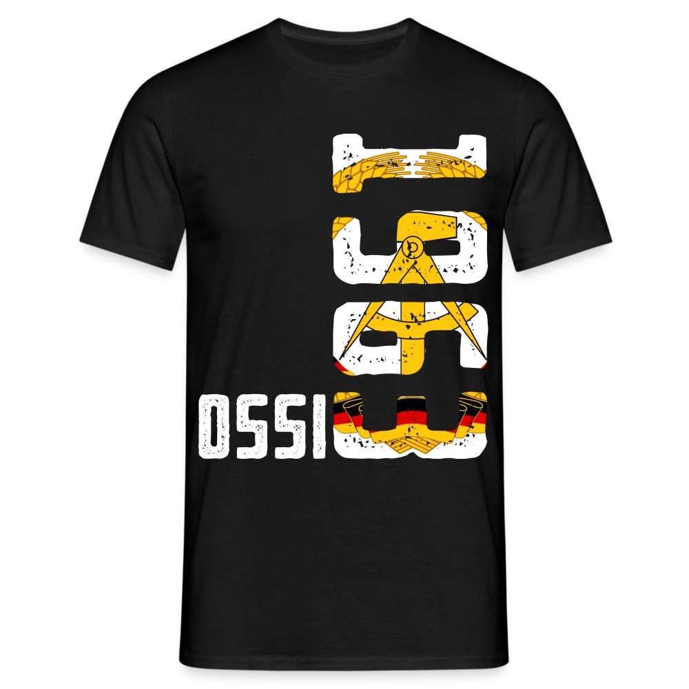 60. Geburtstag OSSI 1963 Nostalgie Ostalgie Geschenk Shirt - Schwarz