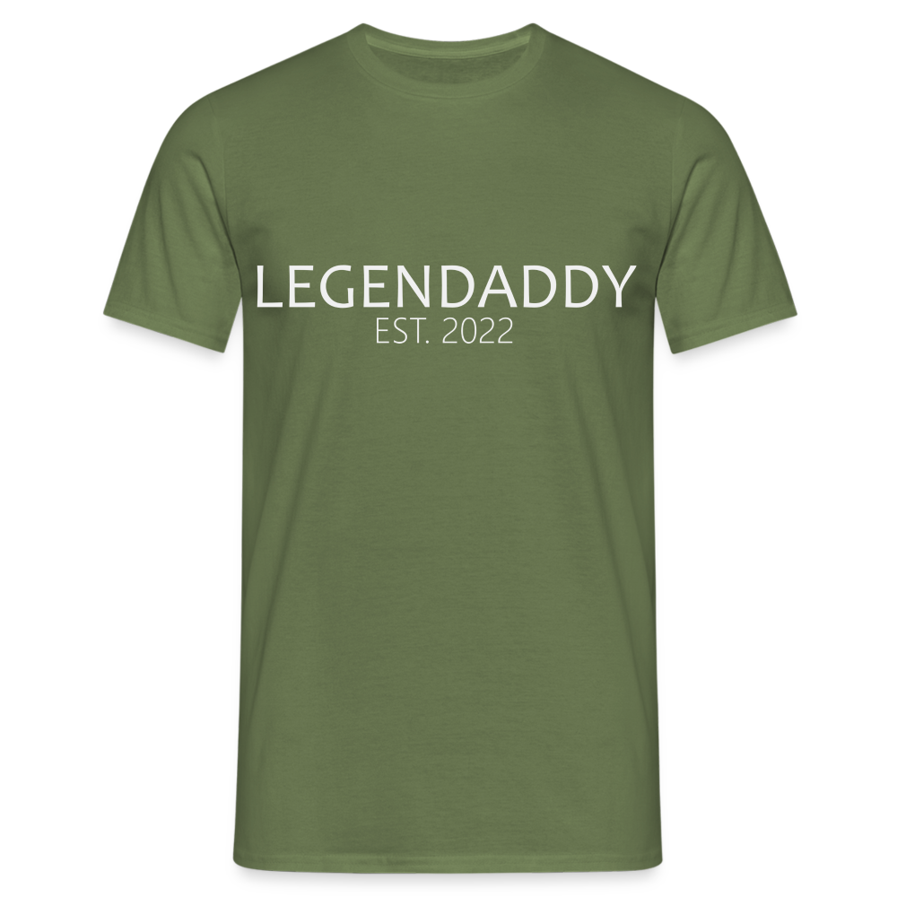Legendaddy 2022 Geschenk T-Shirt für werdende Papas - Militärgrün